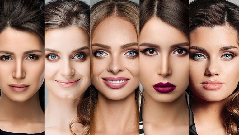 آرایش متناسب با فرم چهره