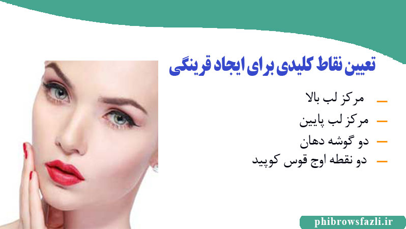 تعیین نقاط کلیدی برای ایجاد قرینگی