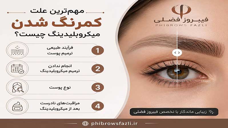 مهم‌ترین علت کمرنگ شدن میکروبلیدینگ چیست؟