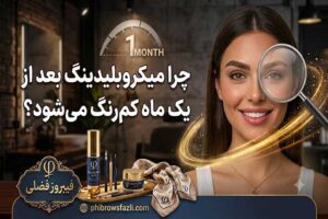 چرا میکروبلیدینگ بعد از یک ماه کمرنگ می‌شود؟