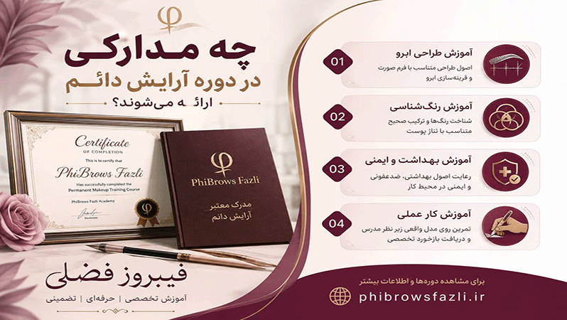 چه مدارکی در دوره آرایش دائم ارائه می‌شوند؟